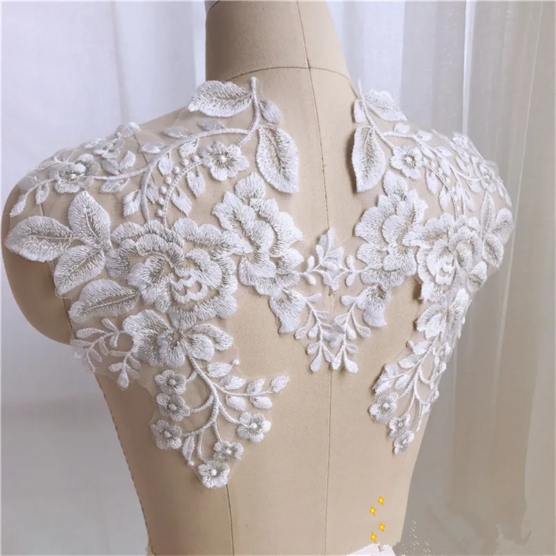 1 пара/2 шт. 28.5X21cm Венеция кружево Аппликация Планки мотив вышивка DIY ремесло с
