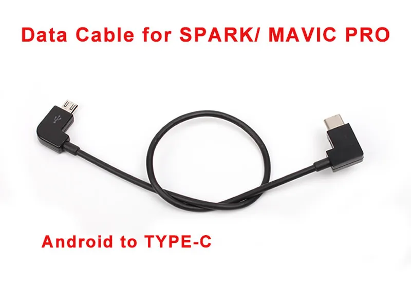 30 см кабель для передачи данных для DJI SPARK MAVIC 2 zoom Pro AIR Drone Micro usb type-C адаптер провода Разъем для iPhone iPad samsung планшета