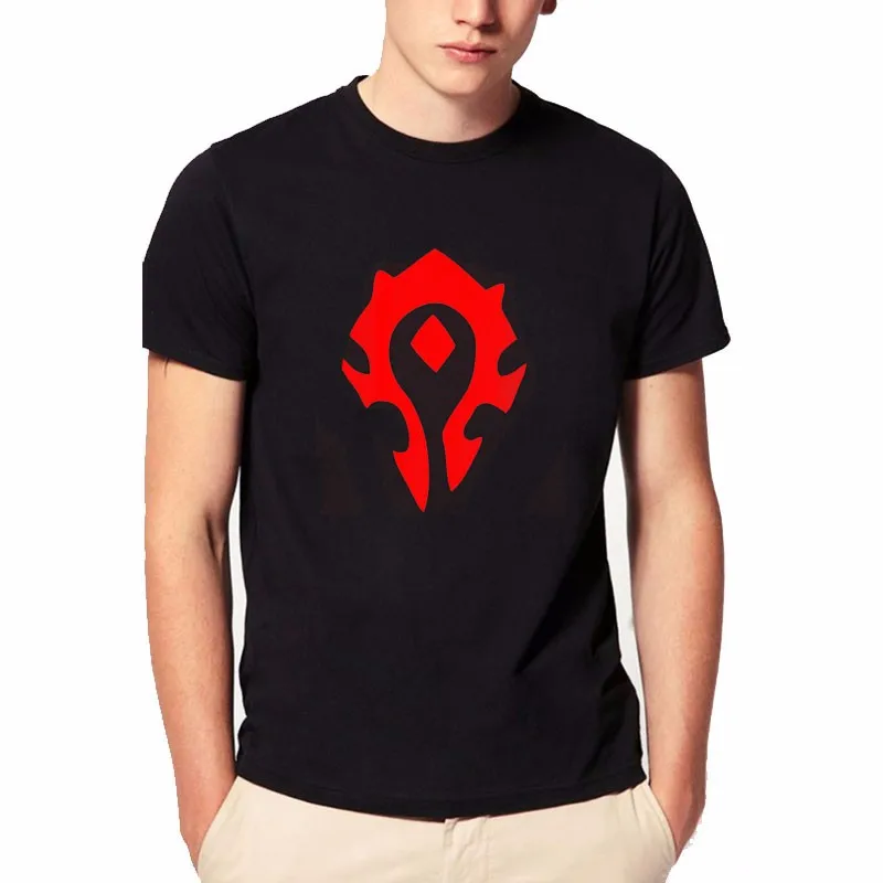 Горячее предложение! Распродажа! BAIJOE модные футболки для игры WOW ALLIANCE& Horde, мужские графические хлопковые футболки, летние футболки с коротким рукавом и круглым вырезом, мужские топы