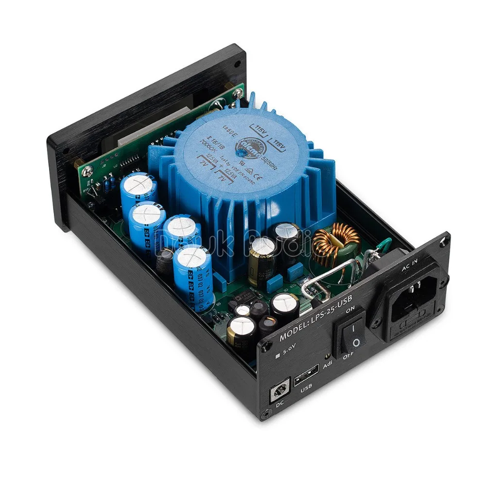 Nobsound LPS-25-USB Hi-end 25 Вт DC5V/3.5A USB низкий уровень шума линейный источник питания для аудио ЦАП цифровой интерфейс
