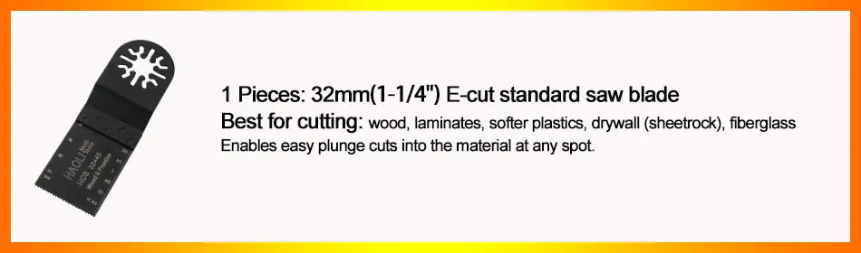 1 шт. Осциллирующий многофункциональный инструмент пилы аксессуары для