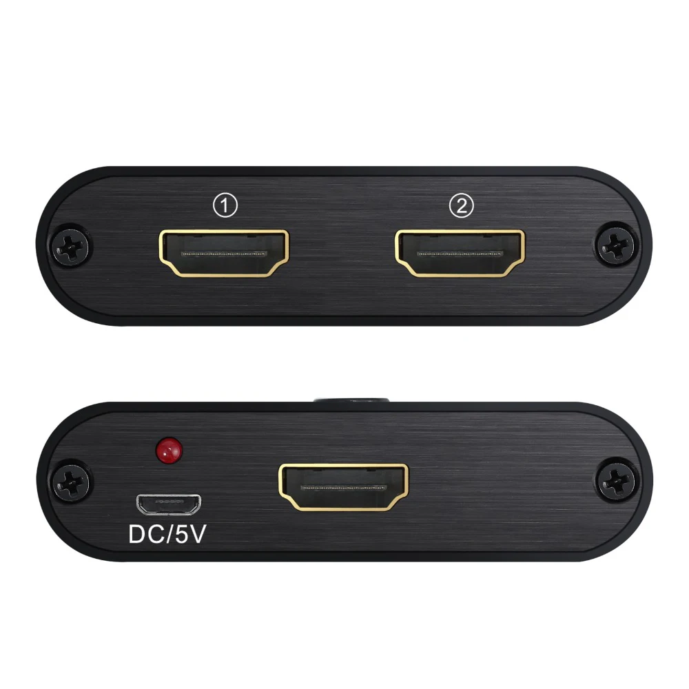 4K двунаправленный HDMI переключатель Поддержка 3D 2 в 1 выход с USB кабель питания более стабильный Переключатель HDMI 2 порта HDMI коммутатор