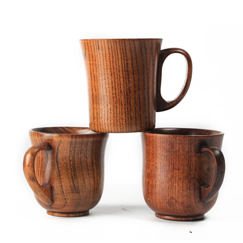 200 мл винтажная деревянная чашка японская термостойкая кофейная кружка на