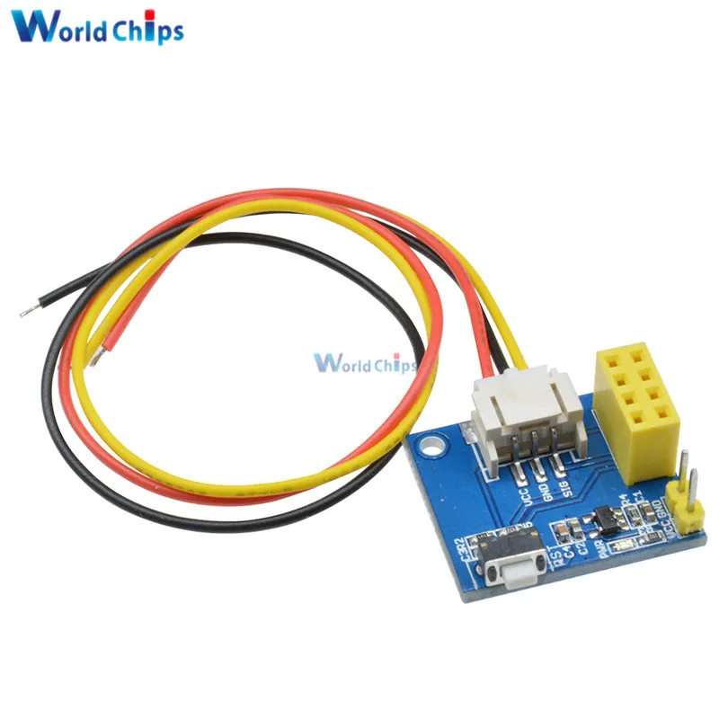 ESP8266 ESP 01 RGB LED модуль адаптера контроллера для Arduino IDE WS2812 световое кольцо умное