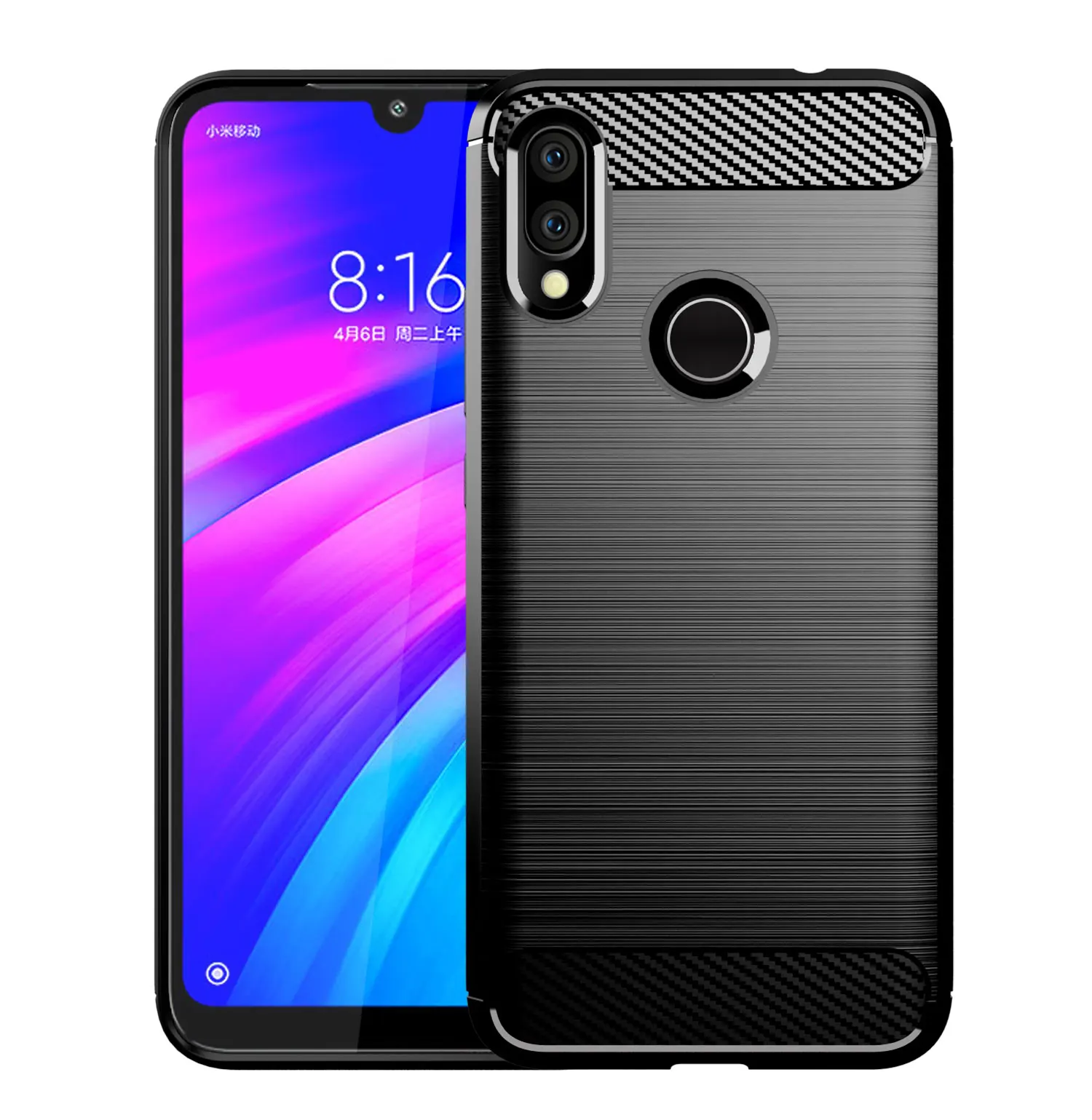 Cases Carbon Fiber Flexible TPU for XiaoMi RedMi Y3 Y 3 Red Mi Silicone Hybrid Slim Case Anti-Scratch Protective Cover | Мобильные