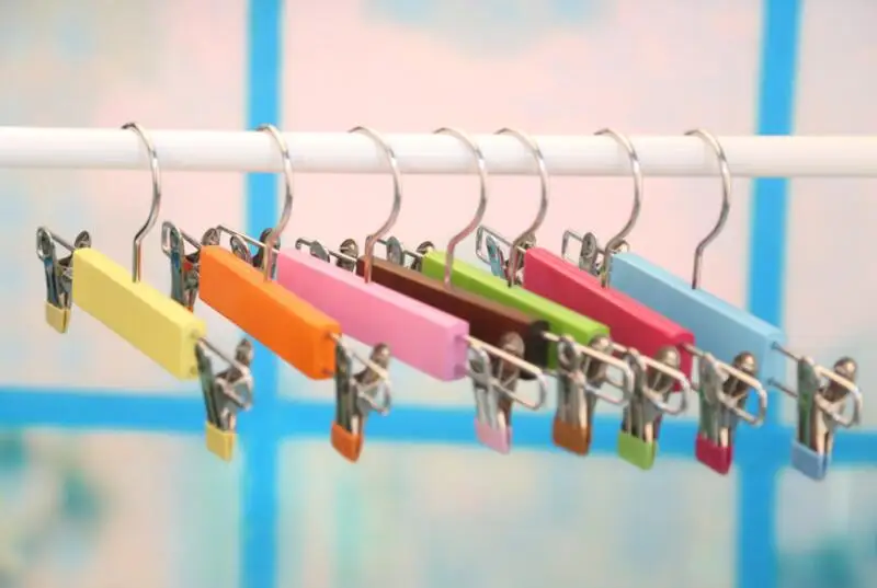 Цветная Яркая деревянная вешалка для брюк Hangerlink детская юбки карамельных цветов