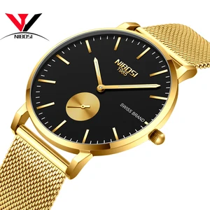 NIBOSI роскошный бренд 2019 мужские часы тонкие часы для мужчин водонепроницаемые повседневные деловые кварцевые наручные часы Relogio Masculion Erkek Kol