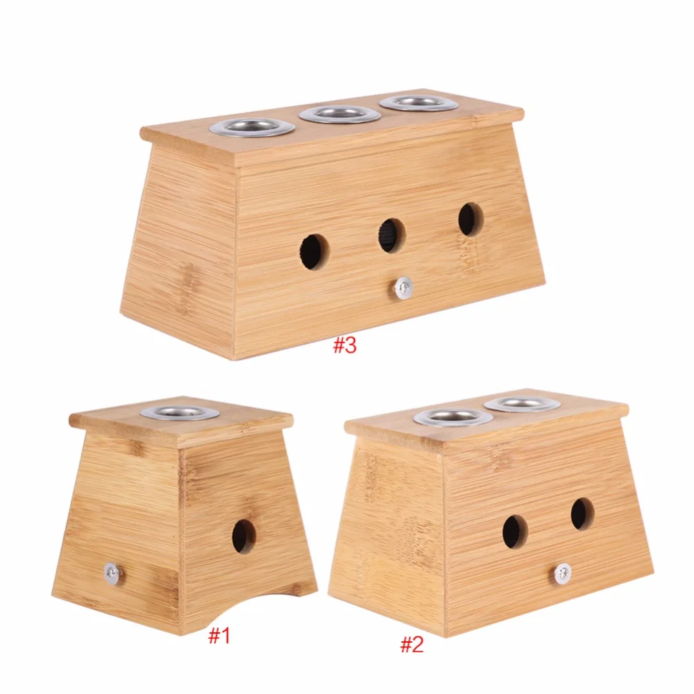 Бамбуковый Moxa Moxibution Box Традиционный китайский массажный лечебный ролик