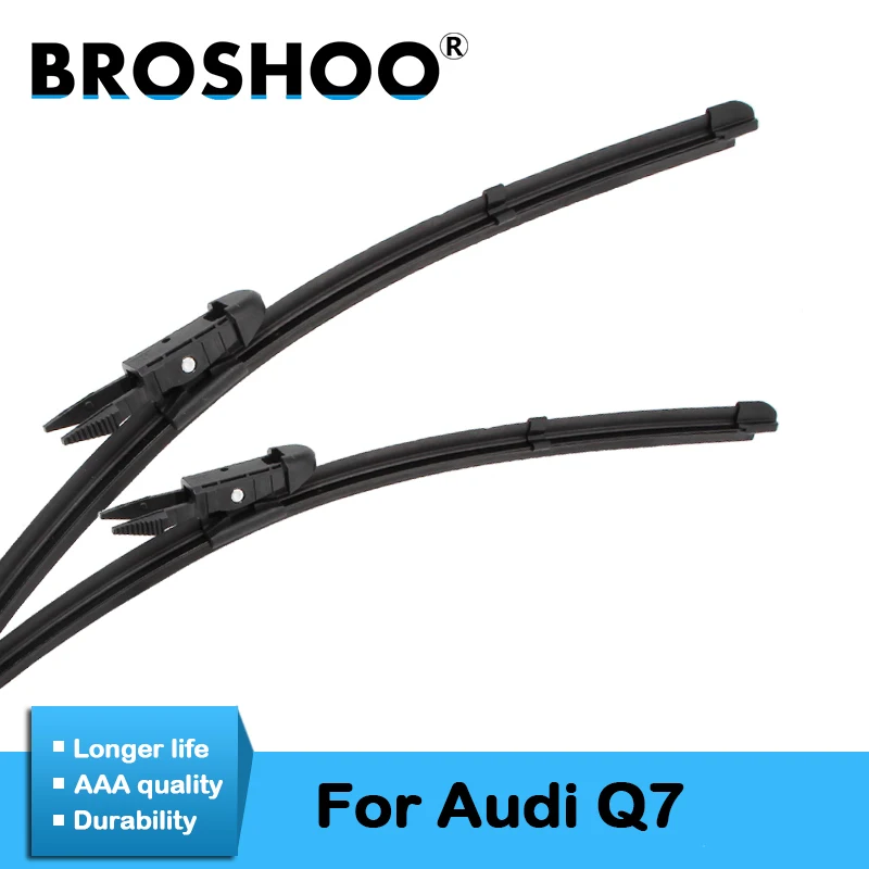 Фоторезина BROSHOO для AUDI Q7 MK1 MK2 4M 2006 2007 2008 2009 2010 2011 2012 2013 2014 2016 2017|windshield wiper blades|wiper