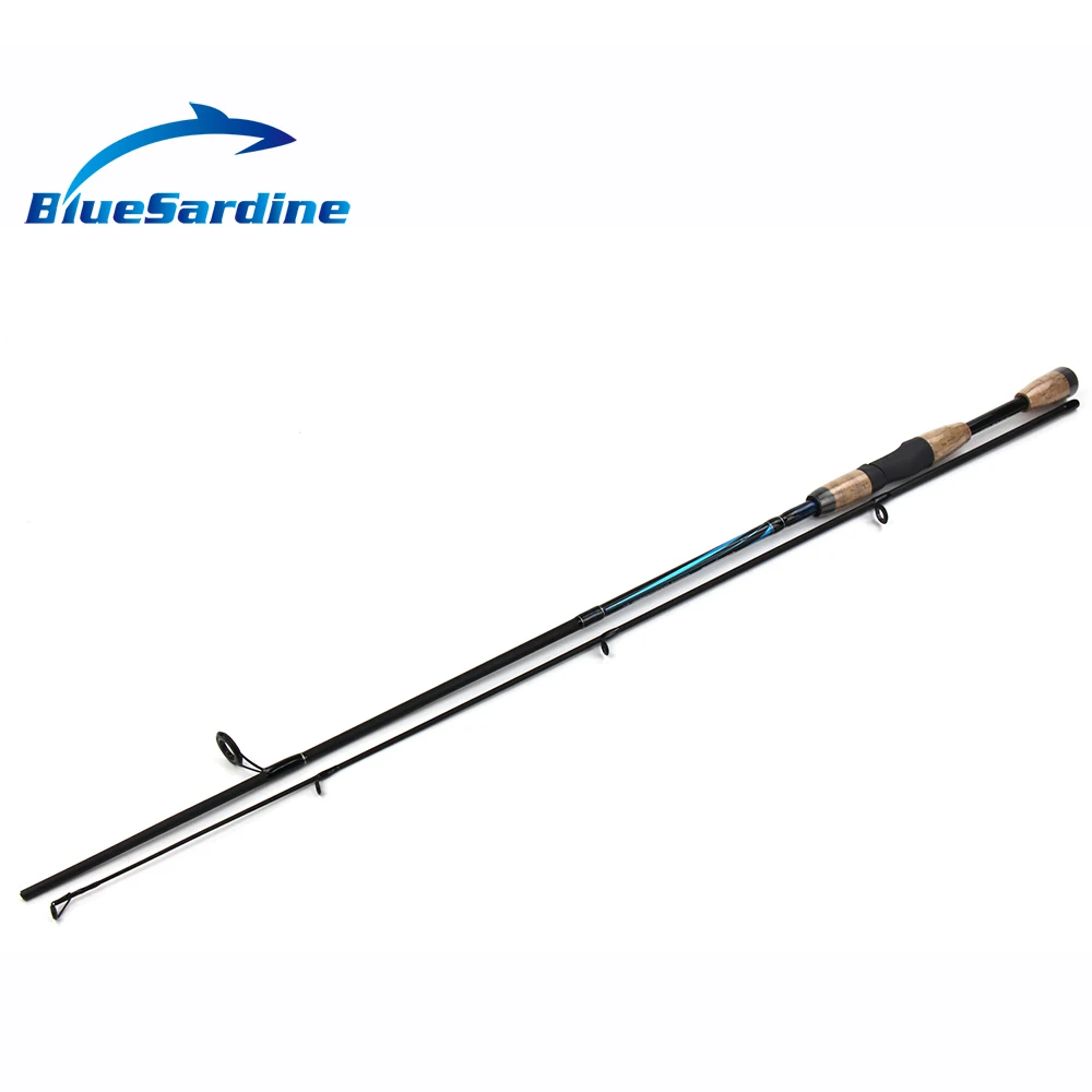 Рыболовная удочка BlueSardine 1 8 м карбоновая для заброса приманки спиннинг морская