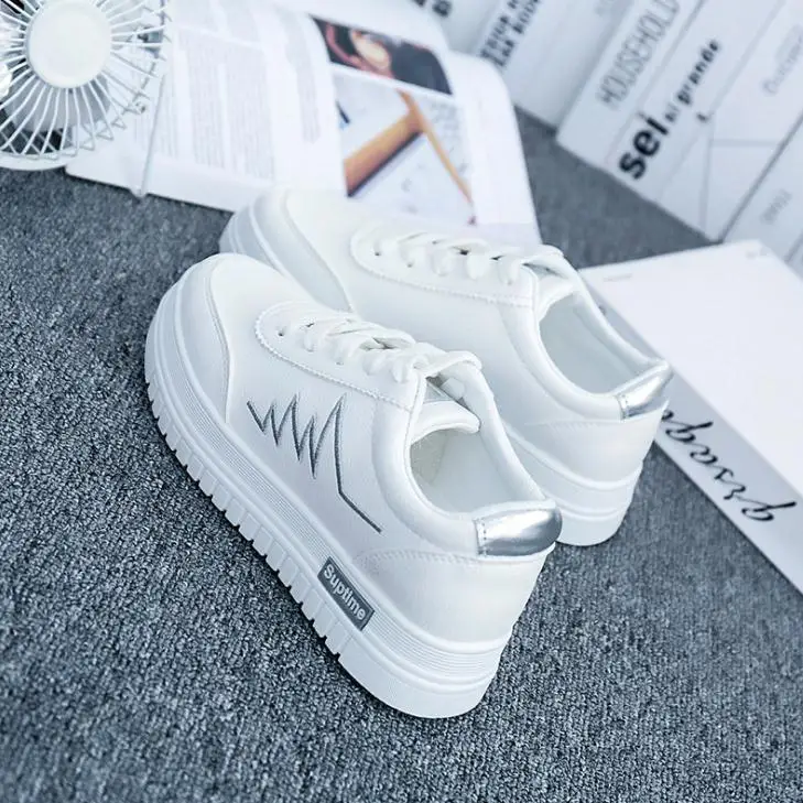 2019 tenis feminino женские белые кроссовки spor basket zapatos de mujer женская обувь на платформе