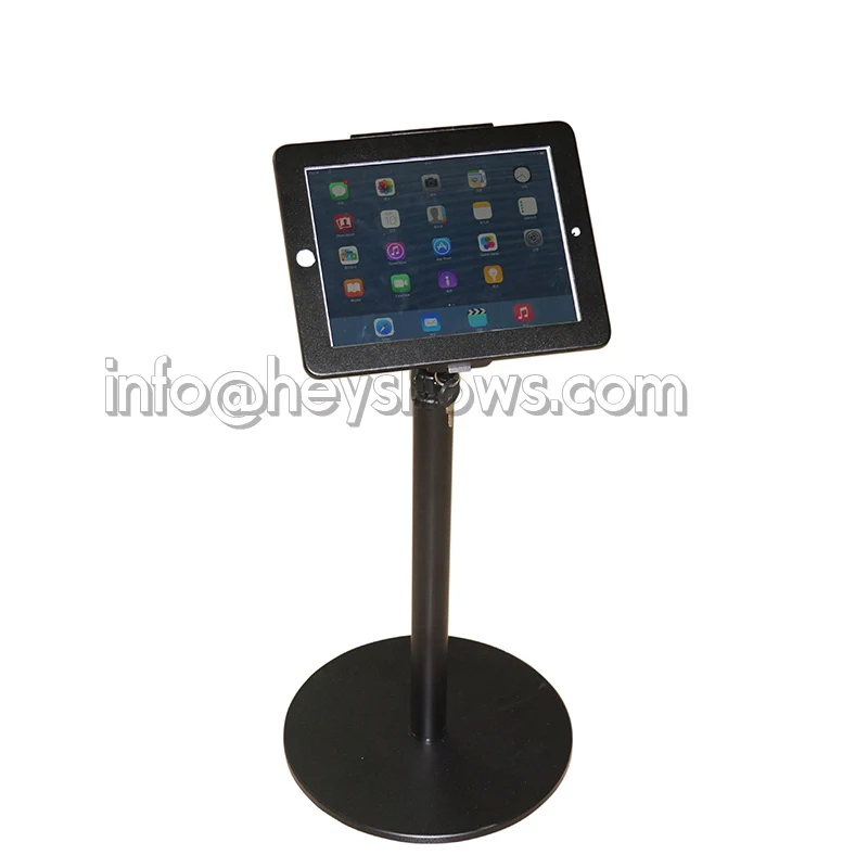 Ipad защитный Стенд планшет дисплей замок ipad напольный держатель Регулируемый Чехол Дисплей Кронштейн Противоугонная для ipad 2, 3, 4 Air pro 9,7