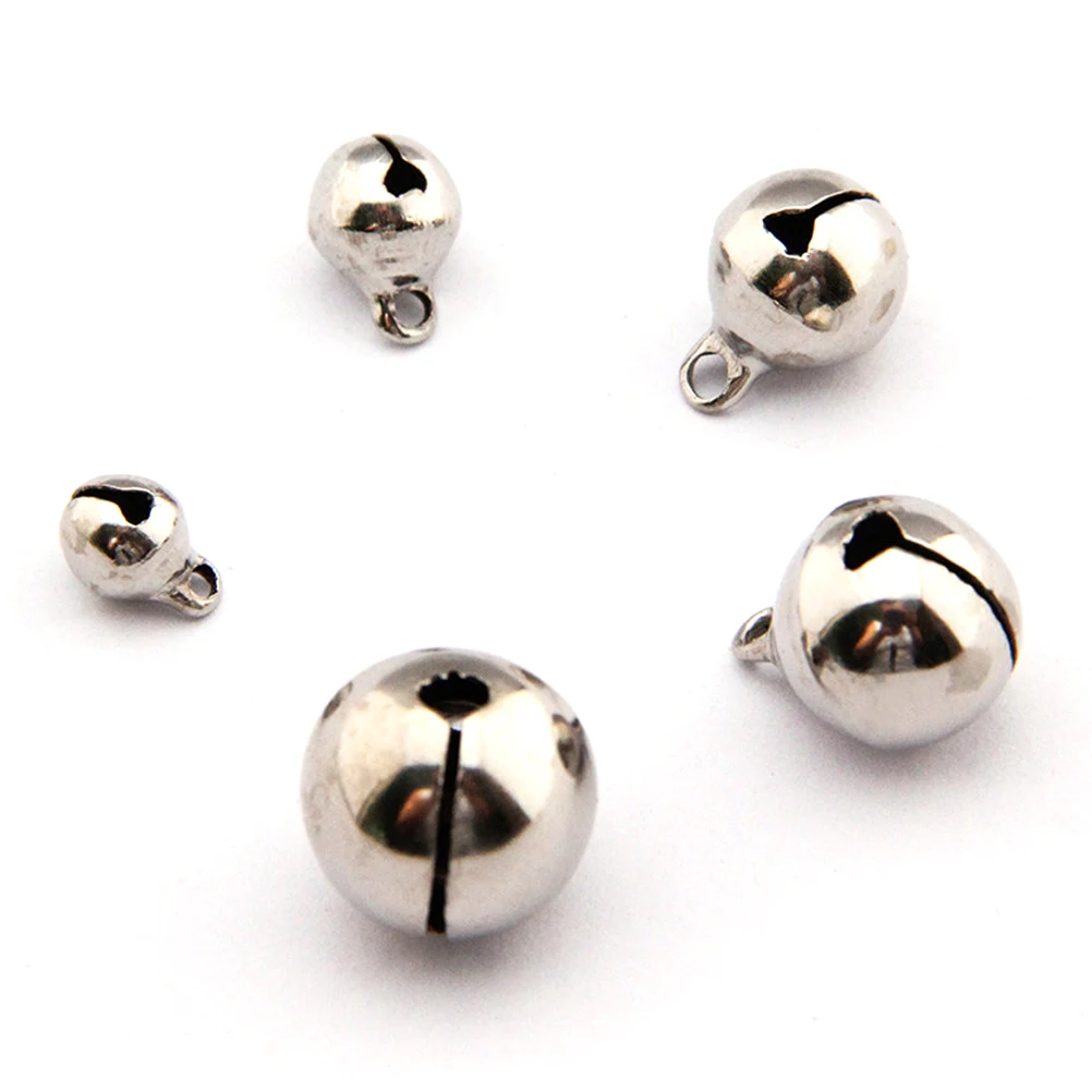 100pcs 18mm Mini Silver Christmas Tree Jingle Bell Ornament Decoration DIY Bracelet Anklets Necklace Accessories Decor | Дом и сад