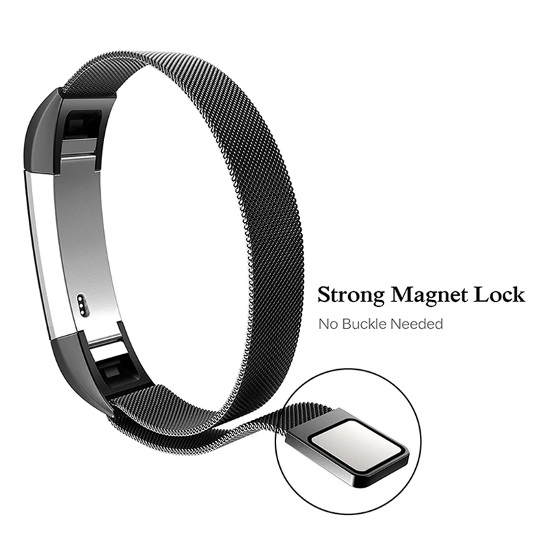 Милан Ремешок Для Fitbit Alta Смарт часы frontier/классический сменный HR Браслет