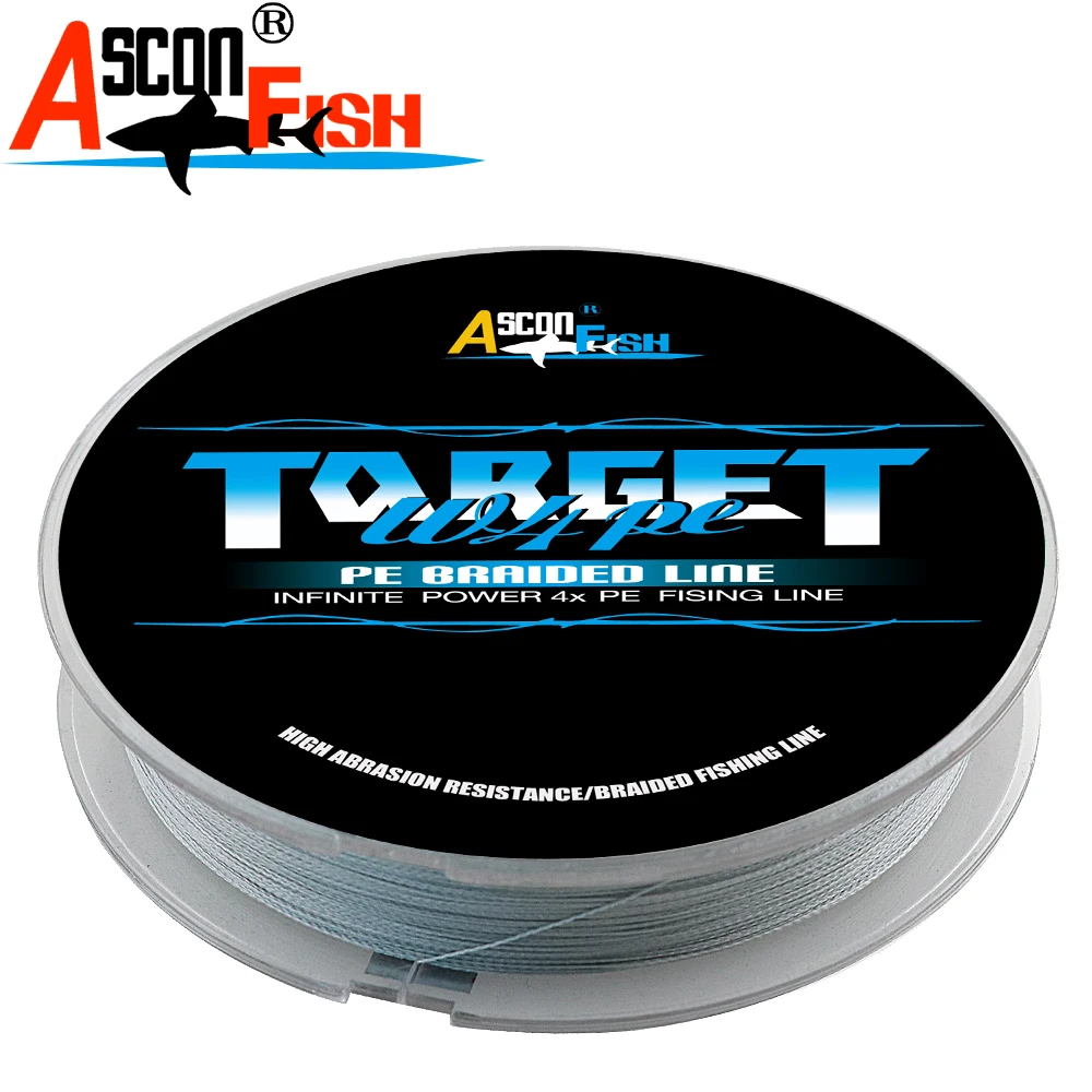 4 жильная японская сверхпрочная плетеная рыболовная леска Ascon Fish 100 м для шнура