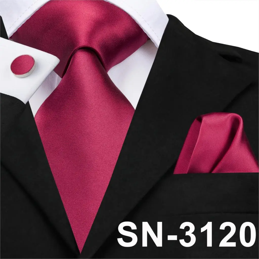 SN-3142 Hi-Tie мужской галстук шелковый галстук золотой желтый плотные галстуки для мужчин Модный свадебный деловой ГАЛСТУК, носовой платок, запонки набор для мужчин - Цвет: SN-3120