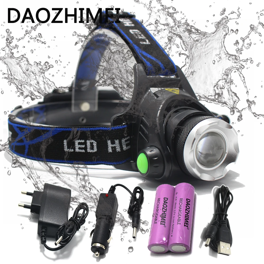 6000 lum Rechargeable Headlamp T6/L2 Zoom Headlight Waterproof Head Lamp Torch Flashlight Head lamp use 2*18650 battery
6000 lum Rechargeable Headlamp T6/L2 Zoom Headlight Waterproof Head Lamp Torch Flashlight Head lamp use 2*18650 battery