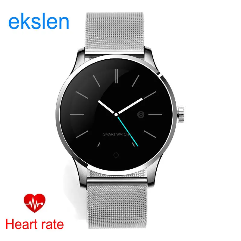 Смарт часы ekslen K88H с Bluetooth наручные MTK2502 пульсометр для здоровья Whatch телефонов Android