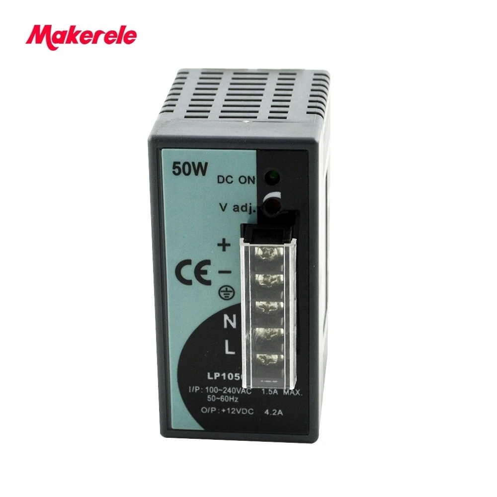 Фото LP Series Din Rail single output switching power supply 25W 50W 100W 150W 300W 500W Digital Display 12/24V ac dc with Ce Approve №4