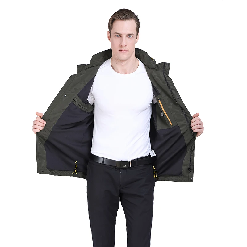 

2021 Men Spring Jacket Trench Coat Autumn Windbreaker Men Parka Camouflage Jacket Hooded Coat Black Men Jacket Trench Outwear