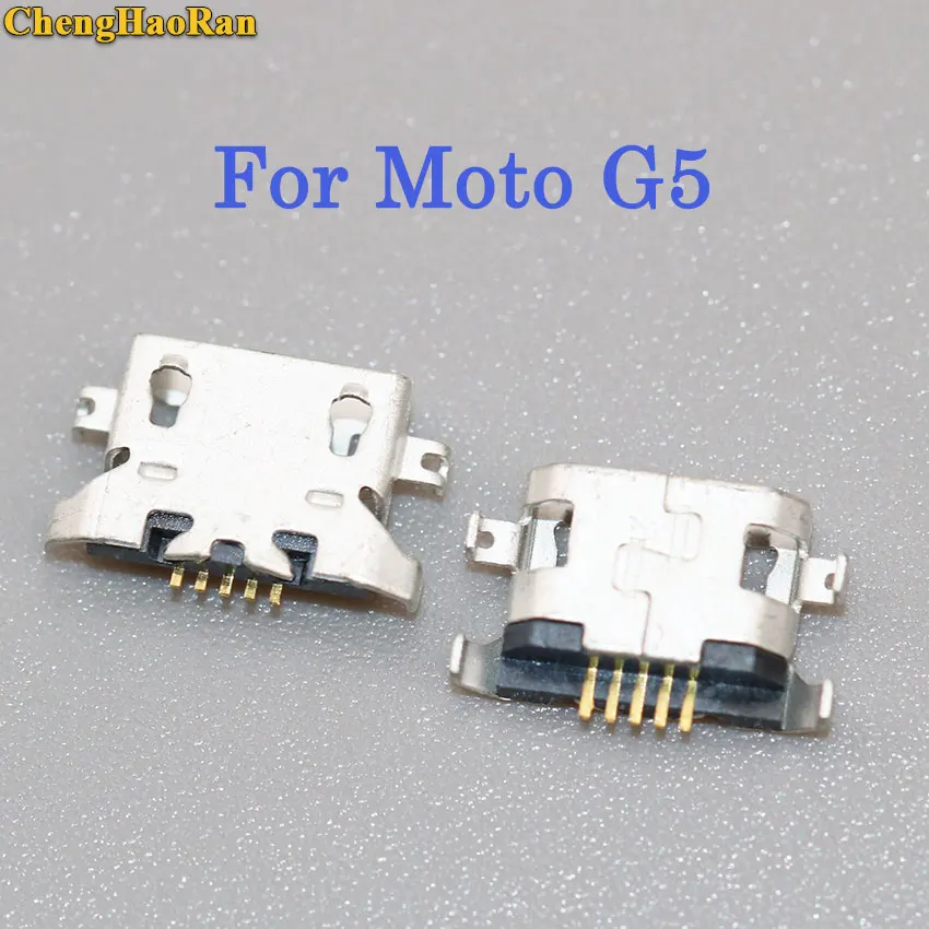 

ChengHaoRan 2-20PCS For Motorola Moto G5 XT1672 XT1676 micro mini usb charging jack connector plug dock socket port replacement