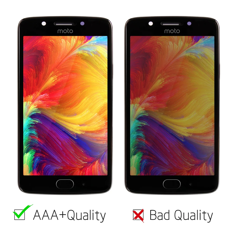 Без битых пикселей протестированный Оригинал 5 0 &quotLCD для Motorola Moto G5 дисплей