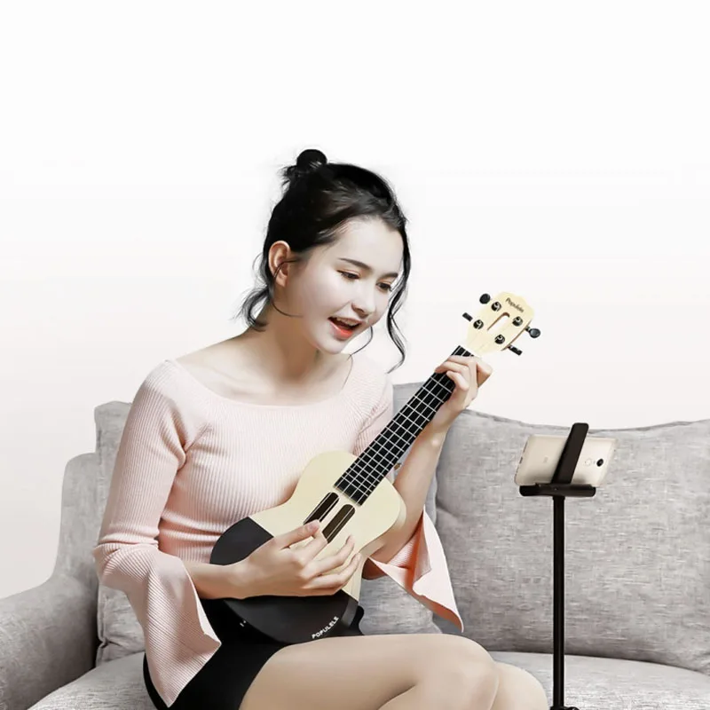 Xiaomi Mijia Populele U1 Портативный Смарт укулеле акустическая электрическая гитара приложение телефон сопрано укулеле для начинающих подарок детям
