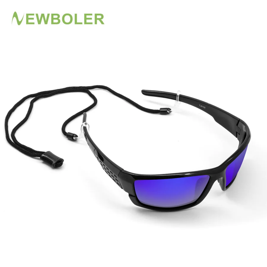 NEWBOLER Polarized Sport Fishing Glasses For Men Gafas De Sol Hombre Driving Cycling Sunglasses Night Vision UV400 Sun Glasses