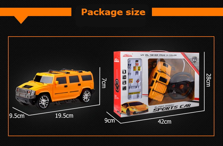 1:18 радиоуправляемая модель автомобиля для Hummer H2 пульт дистанционного управления