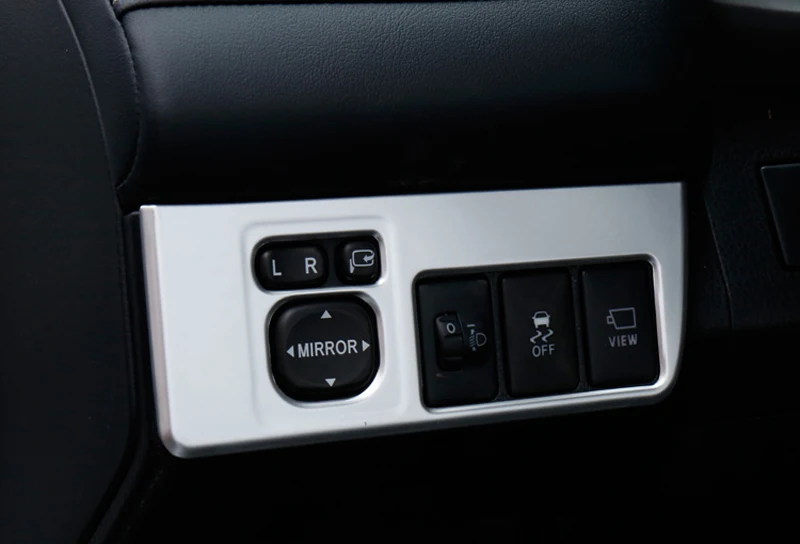Только для левого руля Toyota RAV4 2014 2017 аксессуары интерьерная рамка зеркала заднего