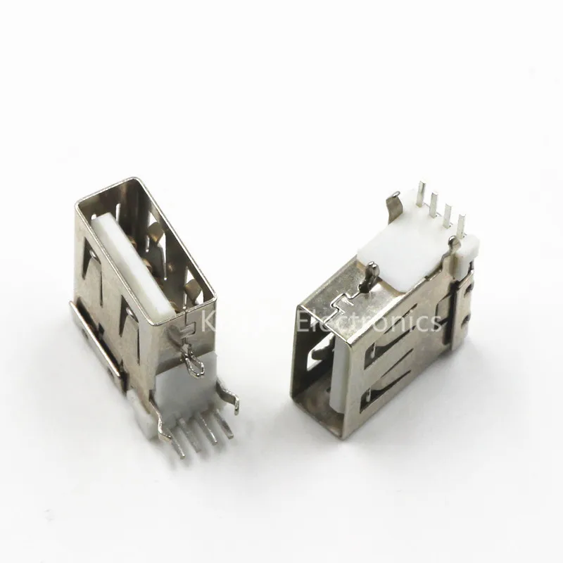 10 шт. USB Type-A гнездовой разъем для монтажа на печатную плату высококачественный