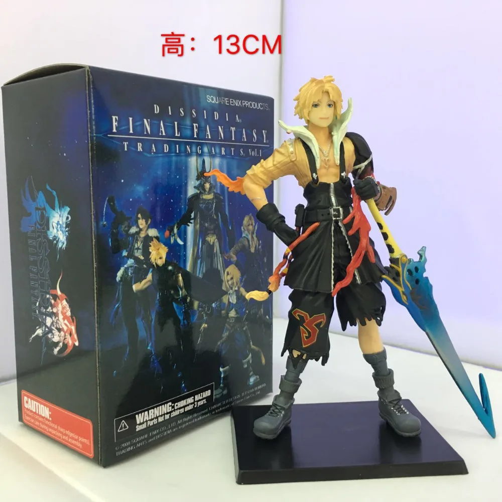 HKXZM 12-18CM Final Fantasies 5Pcs/set Cloud Strife Warrior of Light Tidus Leonhart PVC Figure Toy Model Collectibles | Игрушки и хобби
