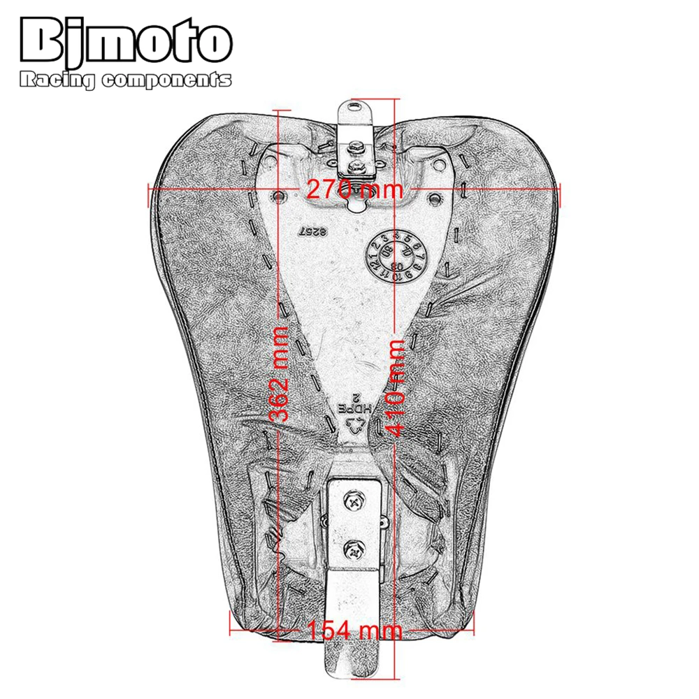BJMOTO мотоциклетные передние сиденья водителя черные ЗАДНИЕ подушки для Harley Sportster