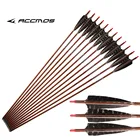 612 шт. 32 дюйма древесная кожа карбоновые стрелы Позвоночник 400 500 550 600 700 с 5 