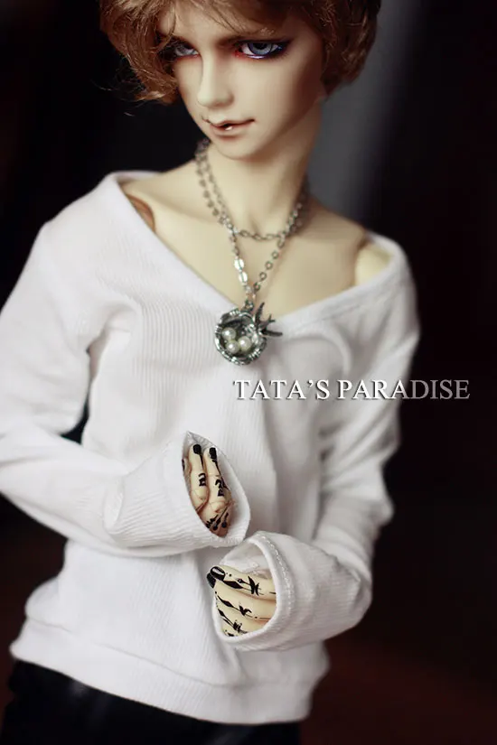 1/4 1/3 шкала BJD одежда с v-образным вырезом Футболка кукла аксессуары для BJD/SD EID. В комплект не входят кукла, обувь и другие аксессуары NO0429