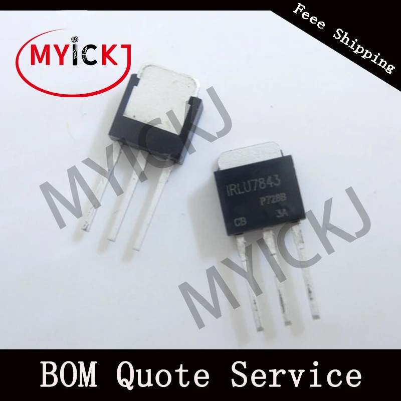 5 шт. IRLU7843 MOSFET N CH 30V 161A I PAK IC CHIP TO 262|Светодиодные чипы| |