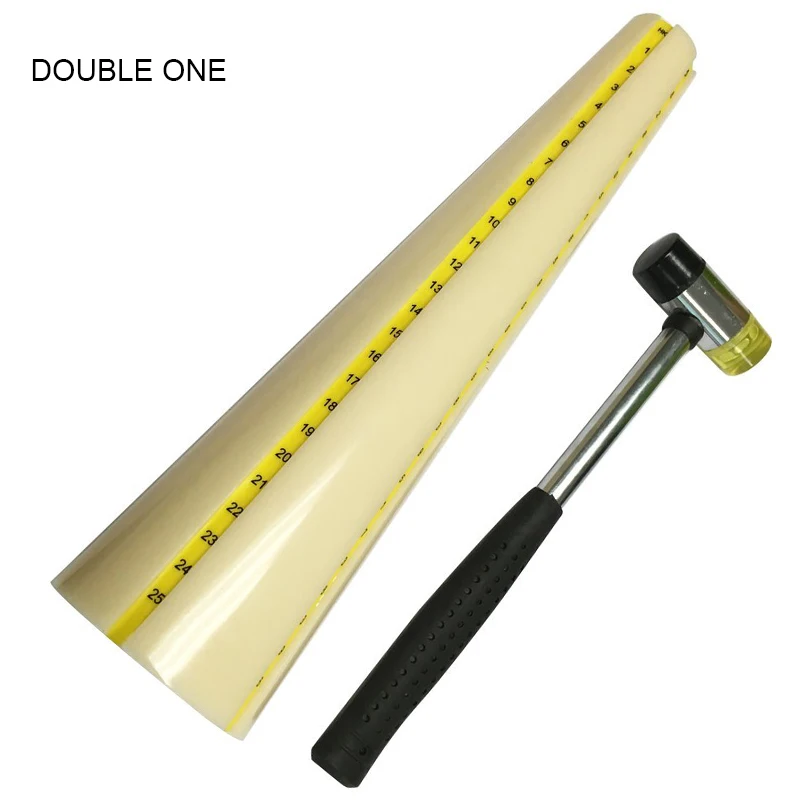 

DOUBLE ONE Plastic Round Bracelet Sizing Bangle Mandrel and Rubber Hammer Wire Wrapping Tool SET