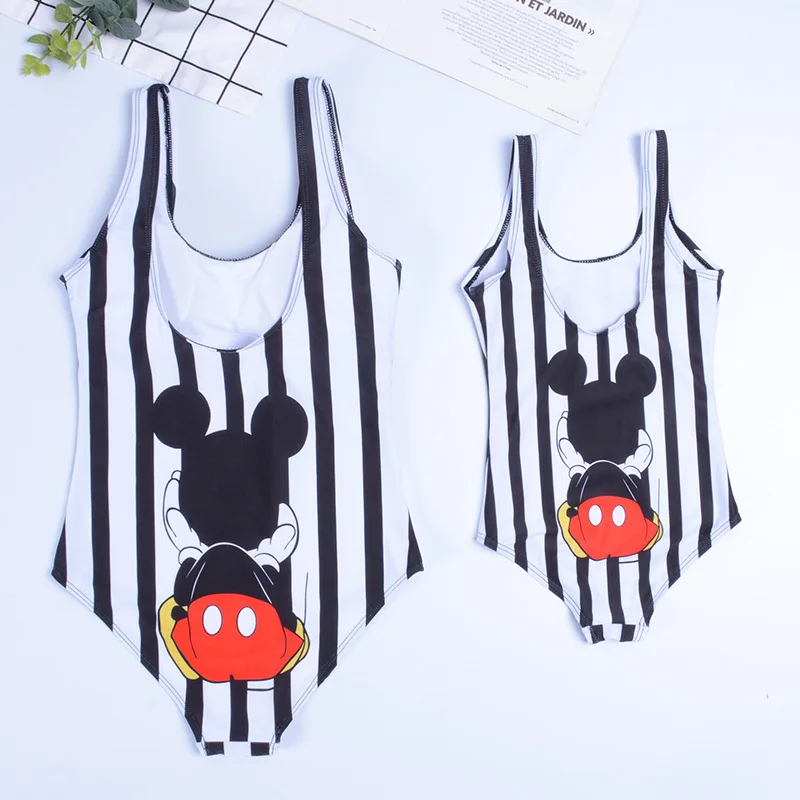 2019 одинаковые купальники для всей семьи мамы и дочки женщин детей девочек с 3d