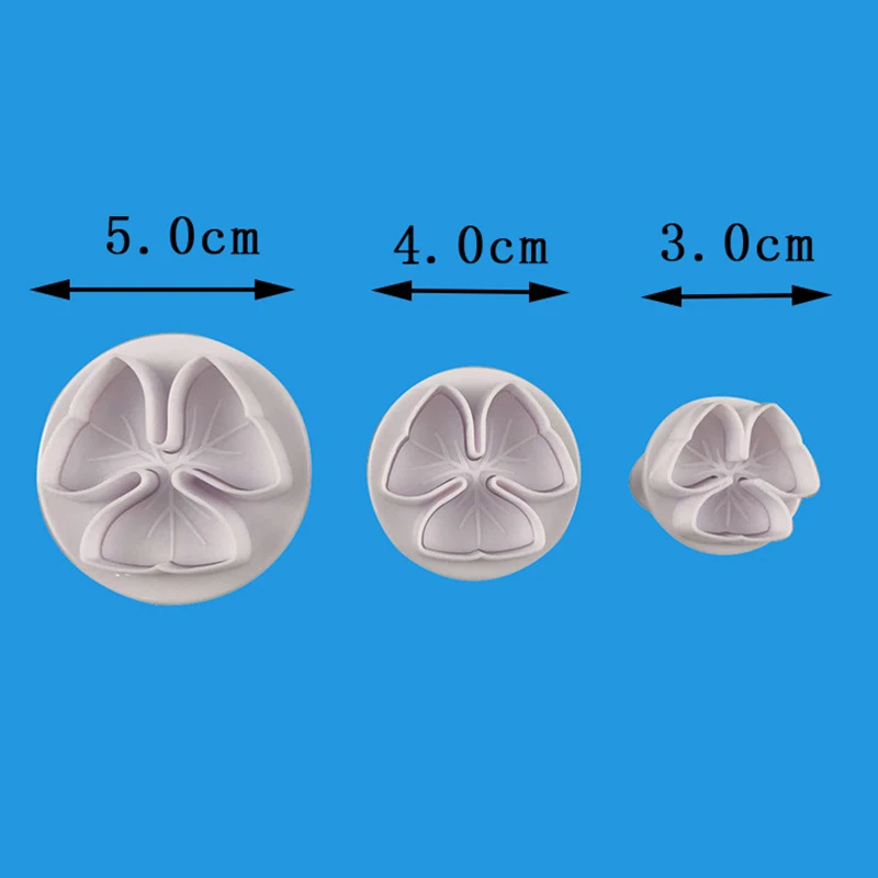 3 шт./компл. пластиковые лепестки клевера цветок фоторежущий инструмент