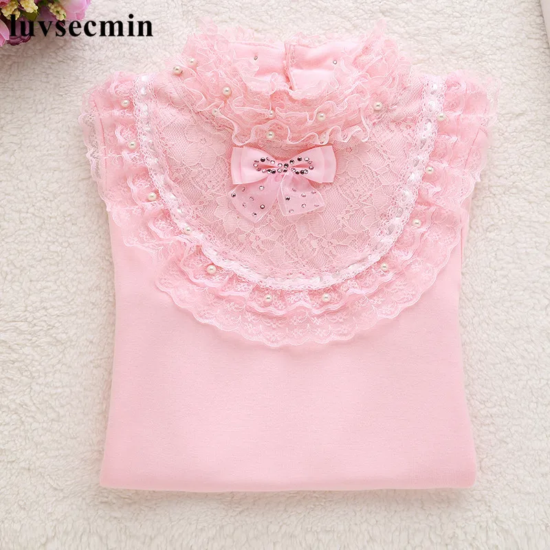 Детская подростковая мода новинка весна осень зима 2017 топы для девочек с длинным