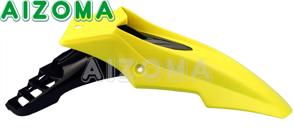 Желтый Supermoto переднее крыло эндуро ABS защитное крыло универсальное для Honda Beta Suzuki DRZ RMZ DR RM 85 125 250 400 450