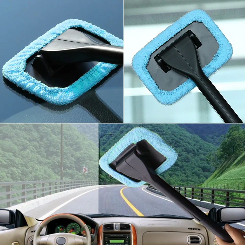 Ручной Автомобильный зеркальный стеклоочиститель щетки ветрового стекла щетка