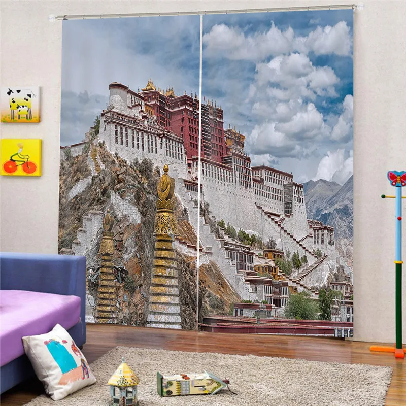 3D цифровая печать китайский дракон занавеска Кухня Спальня украшение дома ванная комната s шторы домашний декор AP15 - Цвет: LY0901364
