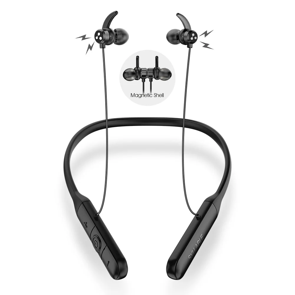 Слог Q3 регулятор громкости Bluetooth V4.2 наушники беспроводные стерео магнитные вкладыши слог Q3 100 мАч гарнитура