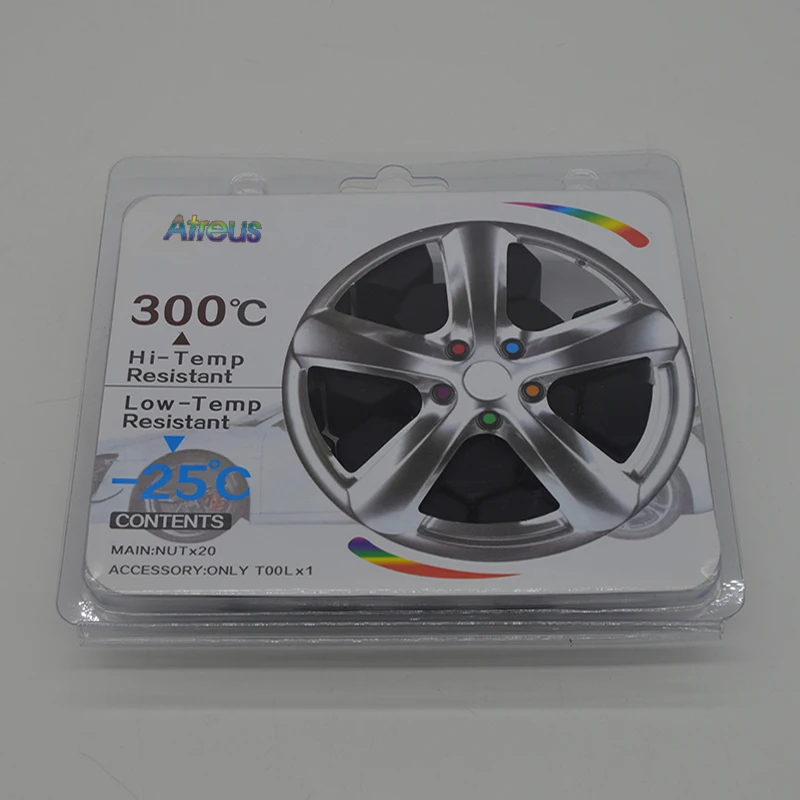 Автомобильный Стайлинг Atreus 20 шт. силиконовая Ступица колеса для Opel Astra H Kia Rio Skoda