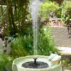 Солнечный фонтан, садовый водяной фонтан, уличная солнечная панель для бассейна, бассейна, ванной с птицами, плавающий садовый декор