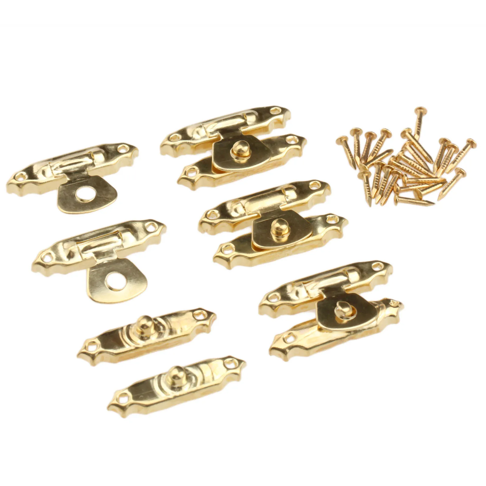 5 шт. античный бронзовый/золотой железный замок декоративные замки защелка