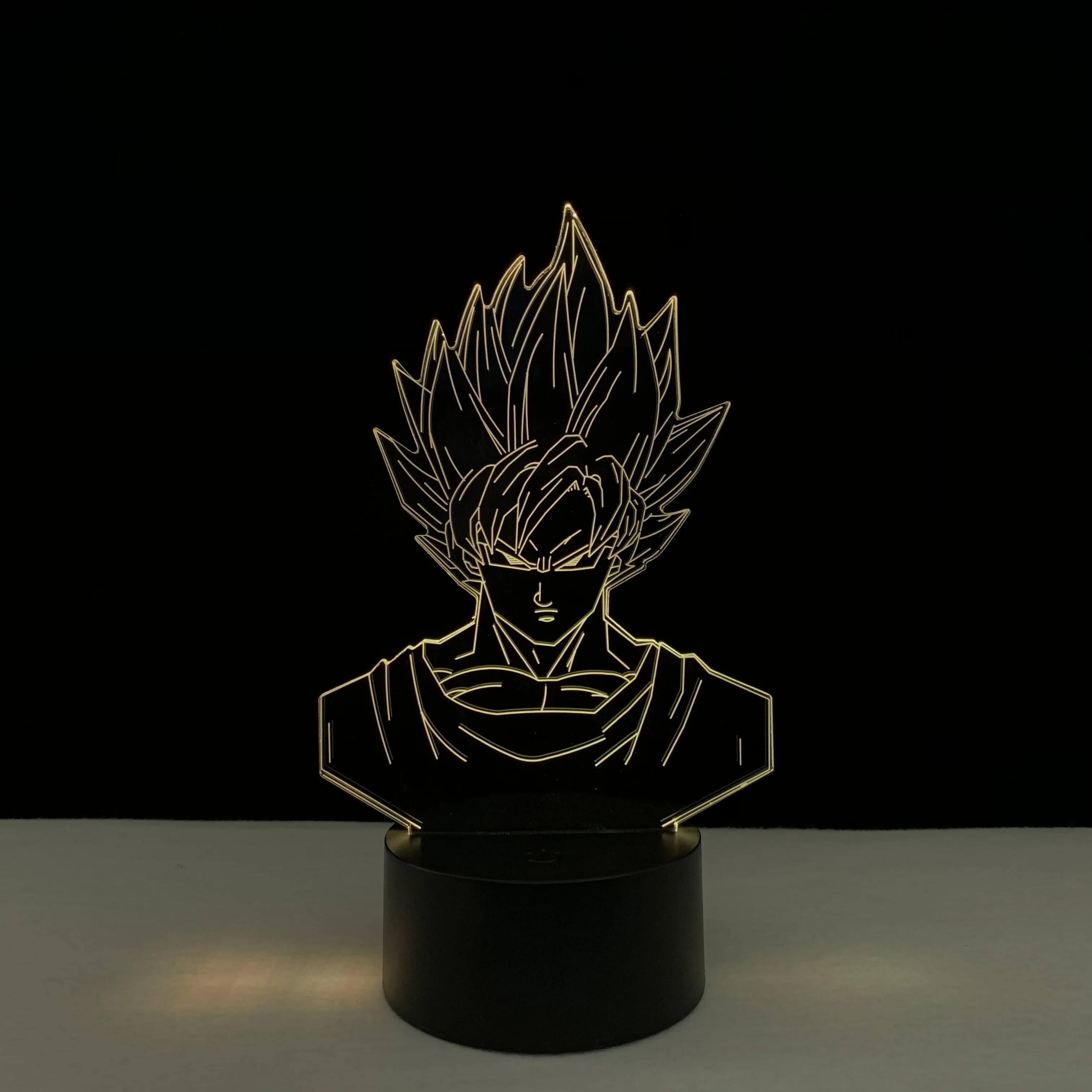 Drgon Z мяч 3D лампа Saiyan Goku Cacarot Janpese светодиодный LED многоцветный детский подарок на день рождения спальня декоративный ночник настольная