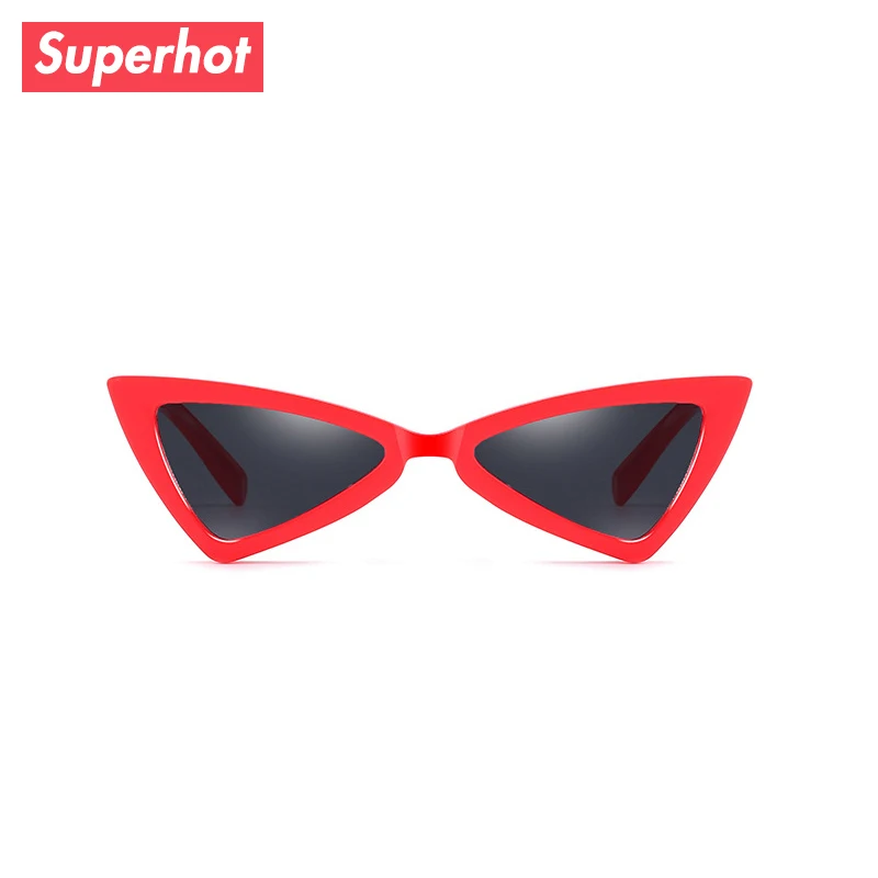 Очки superhot Red в форме банта Солнцезащитные очки женские солнцезащитные кошачий
