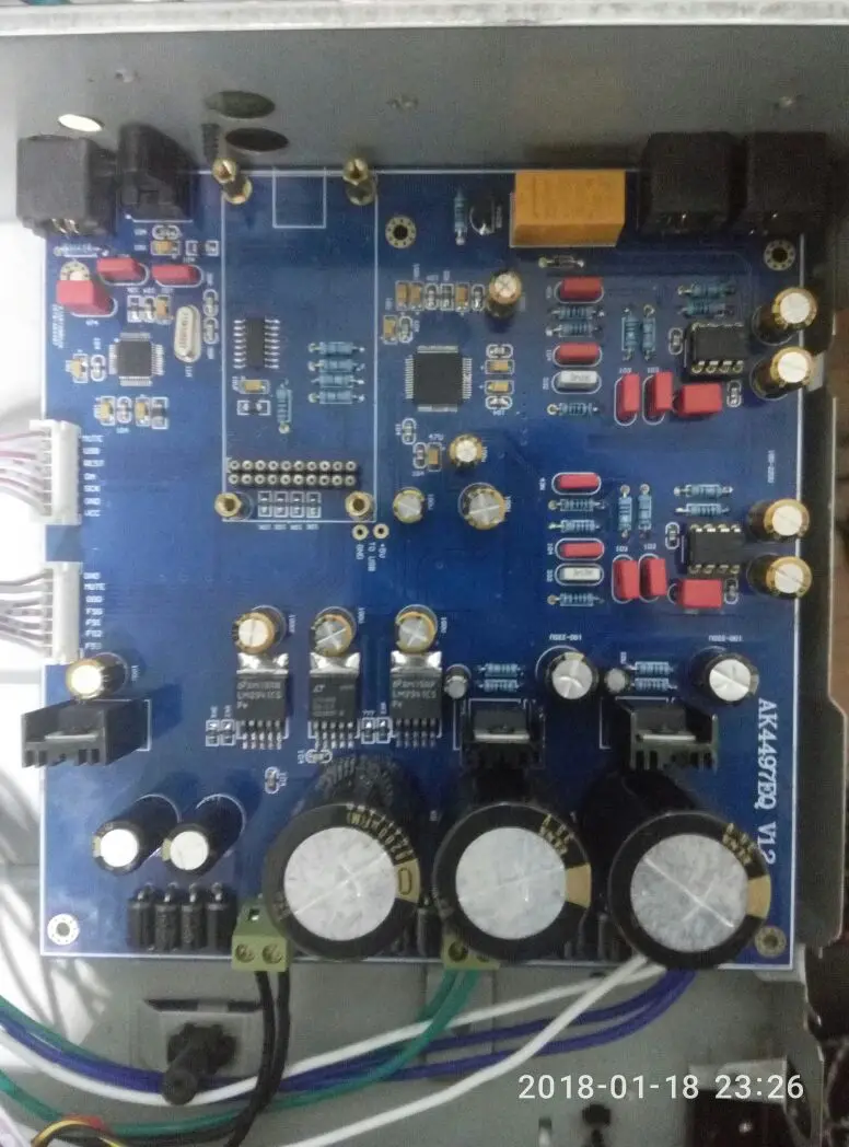 AK4497 AK4497EQ декодер DIY комплект плата поддержка DSD коаксиальный Оптический 192K 24 бит